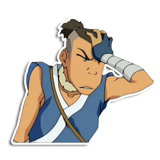 😑 Стикер «Avatar The last airbender» для Telegram