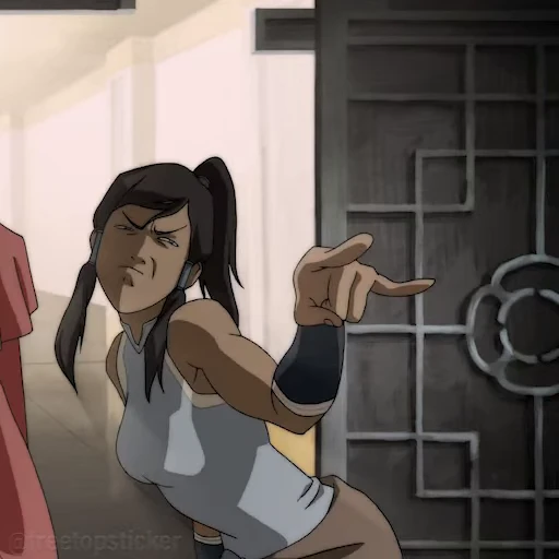 😤 Стикер «The Legend of Korra» для Telegram