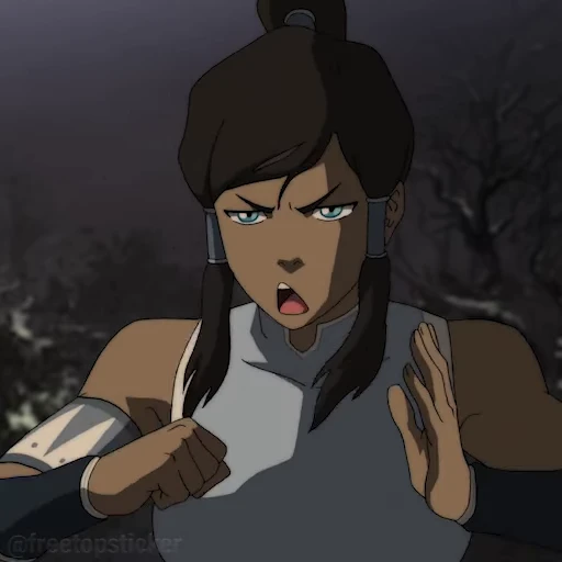 😠 Стикер «The Legend of Korra» для Telegram