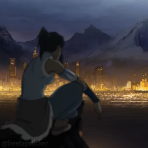 🏙 Стикер «The Legend of Korra» для Telegram