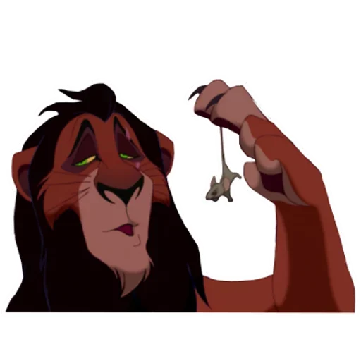 😚 Стикер «The Lion King Scar» для Telegram