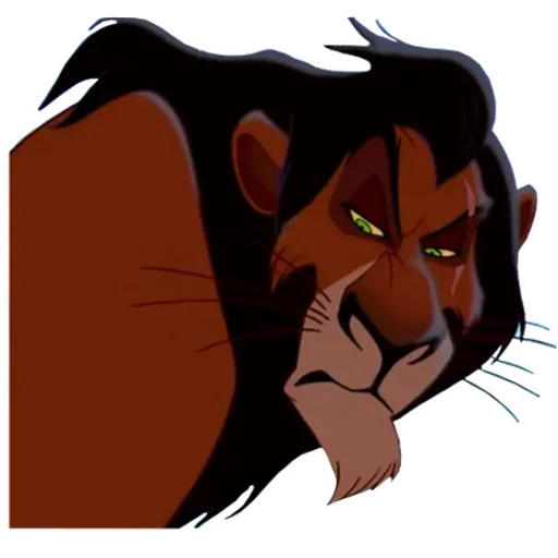 🥳 Стикер «The Lion King Scar» для Telegram
