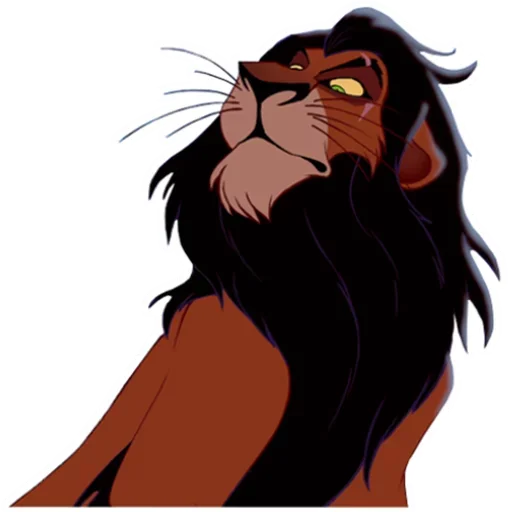 😎 Стикер «The Lion King Scar» для Telegram