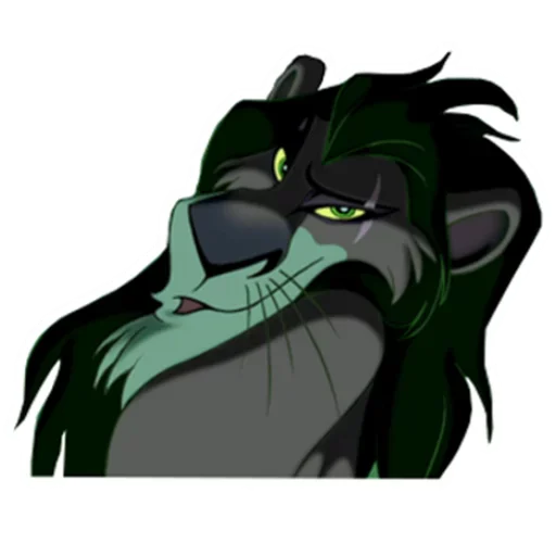 🥳 Стикер «The Lion King Scar» для Telegram