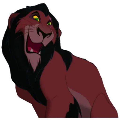 🤓 Стикер «The Lion King Scar» для Telegram