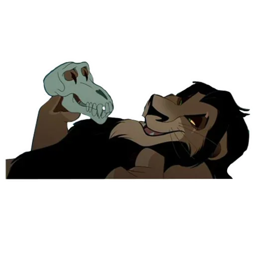 🥳 Стикер «The Lion King Scar» для Telegram