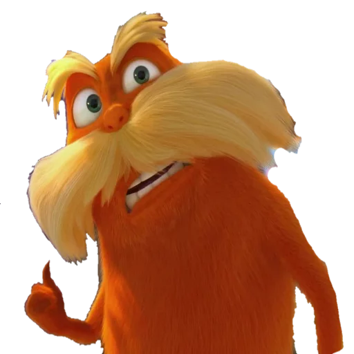 😼 Стикер «Dr Seuss - The Lorax» для Telegram