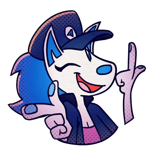 👈 Стикер «Telegramka» для Telegram