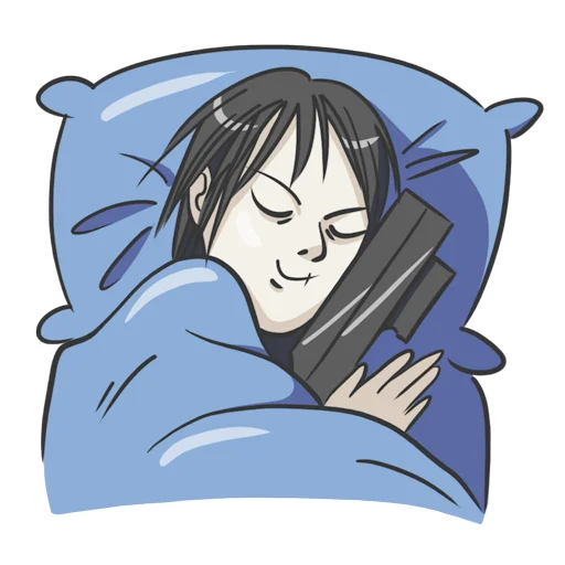 😴 Стикер «BLAME!» для Telegram
