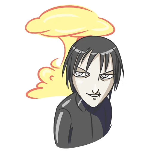 👹 Стикер «BLAME!» для Telegram