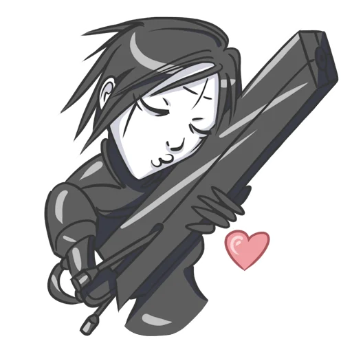 😘 Стикер «BLAME!» для Telegram