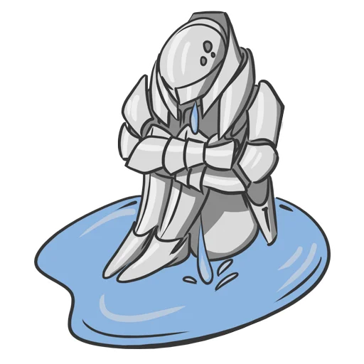 😭 Стикер «BLAME!» для Telegram