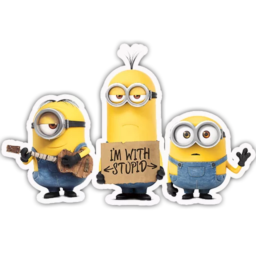 😒 Стикер «Minions - S4T.tv» для Telegram