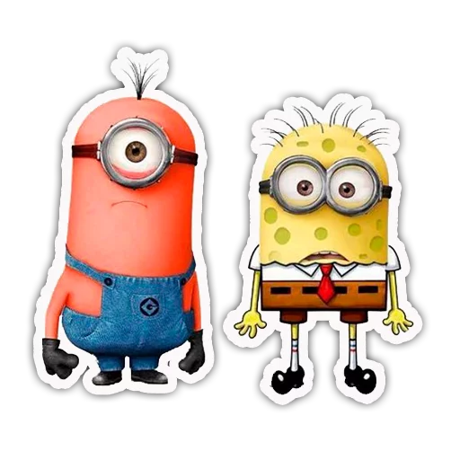 😯 Стикер «Minions - S4T.tv» для Telegram
