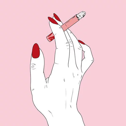 🚬 Стикер «MOON BACON» для Telegram