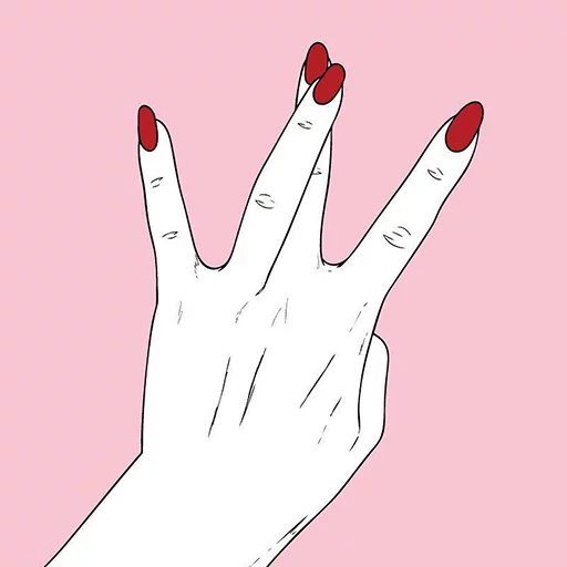 ✌ Стикер «MOON BACON» для Telegram