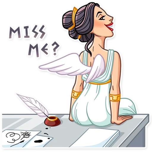 🍑 Стикер «The Muse» для Telegram