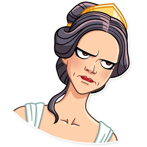😠 Стикер «The Muse» для Telegram