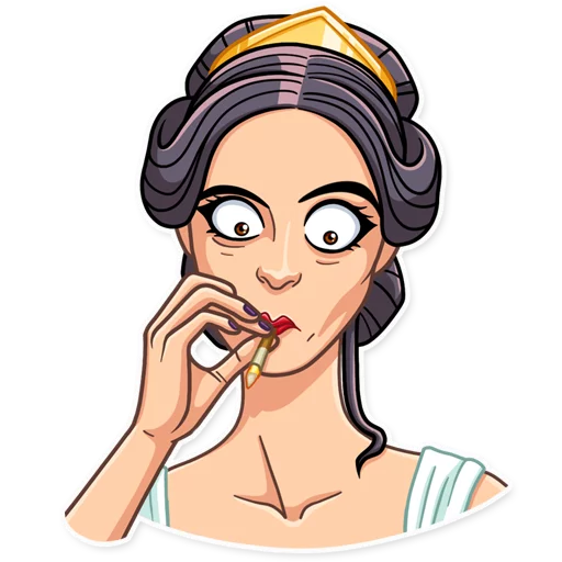 😨 Стикер «The Muse» для Telegram