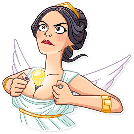 💡 Стикер «The Muse» для Telegram