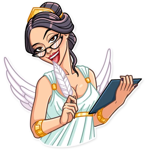 🤓 Стикер «The Muse» для Telegram