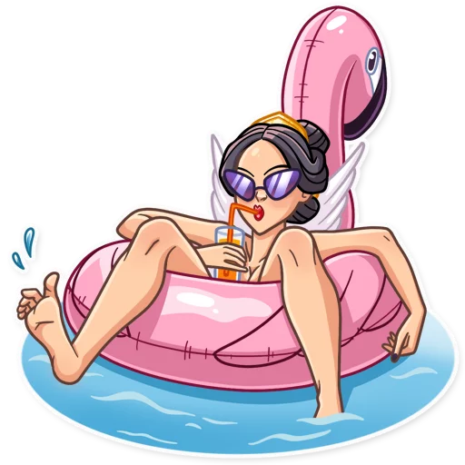 🏖 Стикер «The Muse» для Telegram