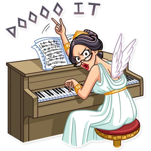 ☝️ Стикер «The Muse» для Telegram