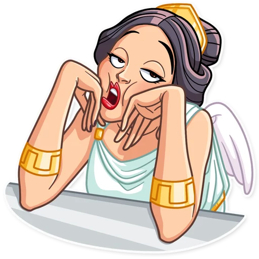 🙄 Стикер «The Muse» для Telegram