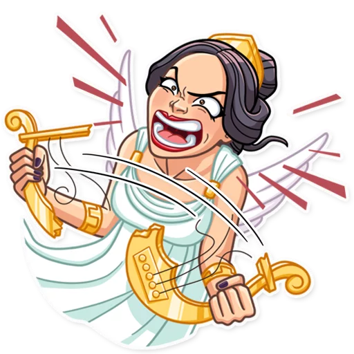 😡 Стикер «The Muse» для Telegram