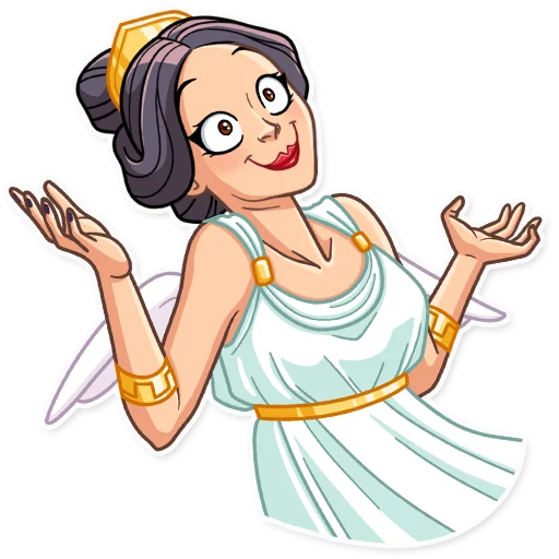 🤷‍♀️ Стикер «The Muse» для Telegram