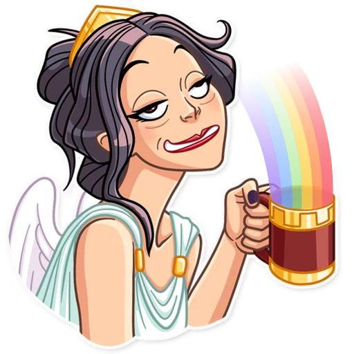 ☕️ Стикер «The Muse» для Telegram
