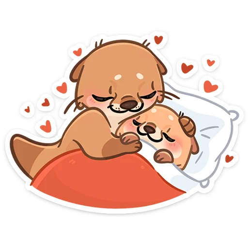 😘 Стикер «Семейка Отти» для Telegram