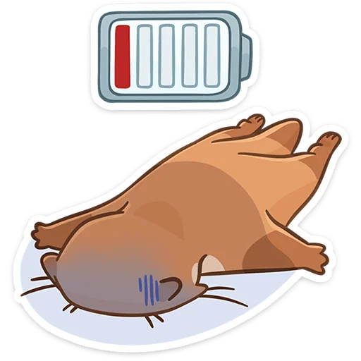 🔋 Стикер «Семейка Отти» для Telegram