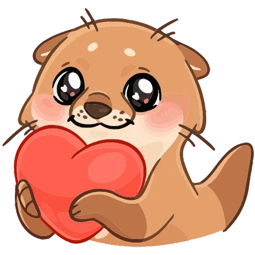 ❤️ Эмодзи «Семейка Отти» для Telegram