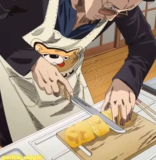 🍱 Стикер «Путь домохозяина» для Telegram