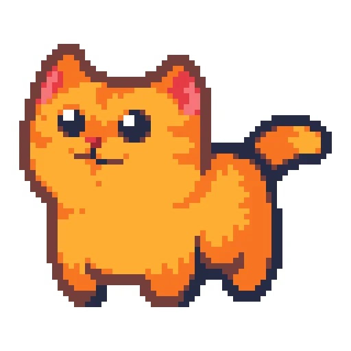 Стикерпак thepixelcats для Telegram