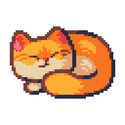 😴 Стикер «thepixelcats» для Telegram