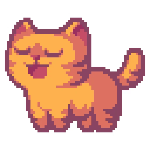 😌 Стикер «thepixelcats» для Telegram