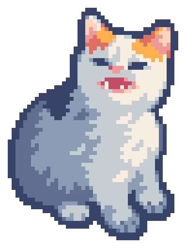 😾 Стикер «thepixelcats» для Telegram