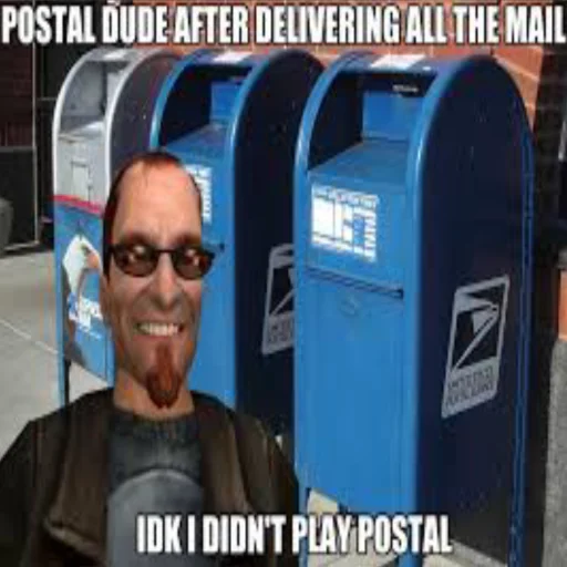 😁 Стикер «POSTAL» для Telegram