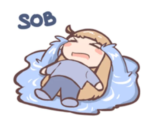 😭 Стикер «potato girl» для Telegram