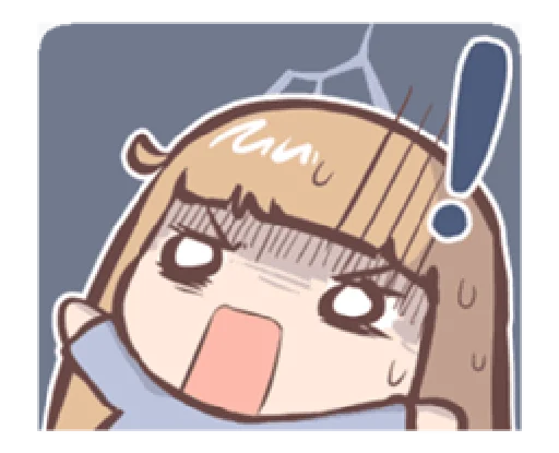 😤 Стикер «potato girl» для Telegram