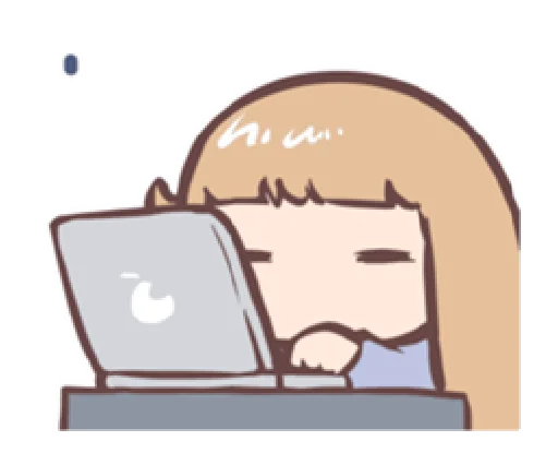 😑 Стикер «potato girl» для Telegram