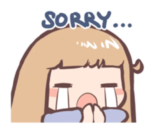 😔 Стикер «potato girl» для Telegram