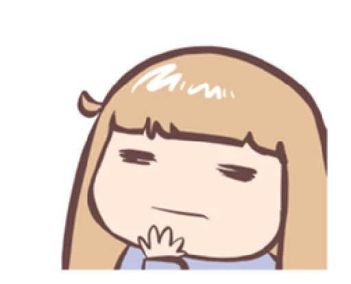 😑 Стикер «potato girl» для Telegram