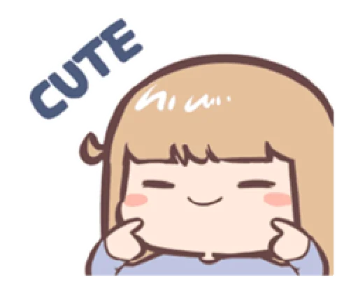 ☺️ Стикер «potato girl» для Telegram