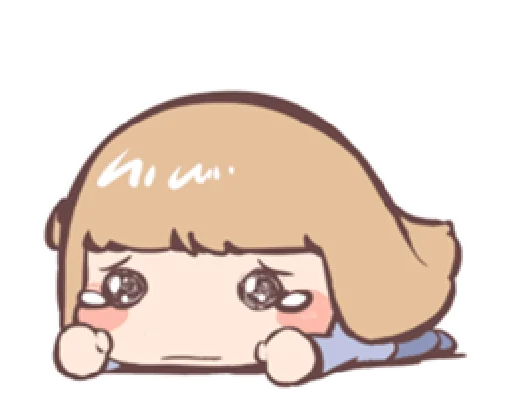😢 Стикер «potato girl» для Telegram