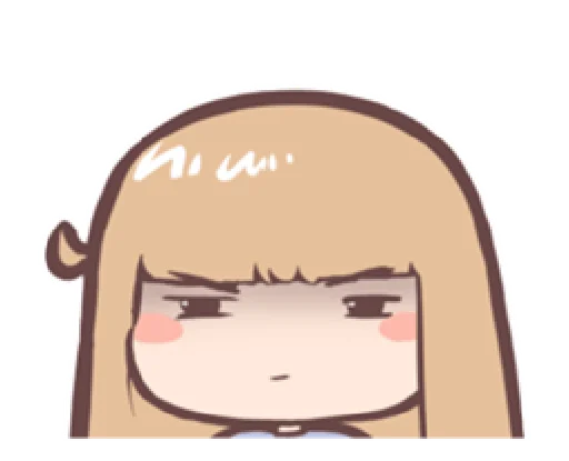 😐 Стикер «potato girl» для Telegram