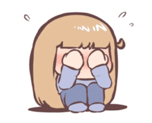 😪 Стикер «potato girl» для Telegram