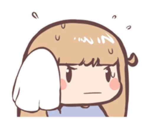 🥵 Стикер «potato girl» для Telegram